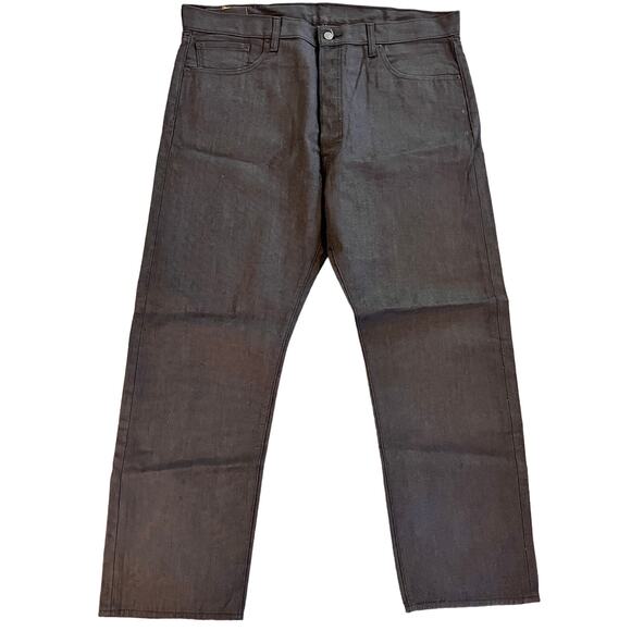 Levi Strauss Co 501 Charcoal Black denim Jeans Mens 40W 30L New cotton pants